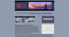Desktop Screenshot of bergmannmarine.com